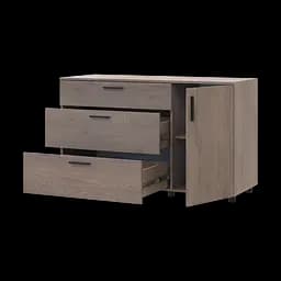 Комод Doros Торн Кремона Канноло 3Ш/1Д 135х51.6х80 (41510177) - мініатюра 3
