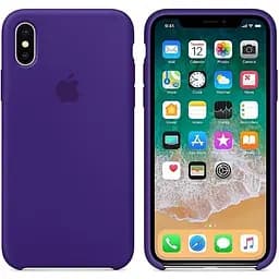 Чохол-накладка Toto Silicone Case Apple iPhone X/XS Purple - мініатюра 2