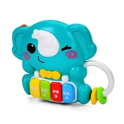 Детское пианино "Слоник" Bambi 503-20 звуки животных 15 см, музыка