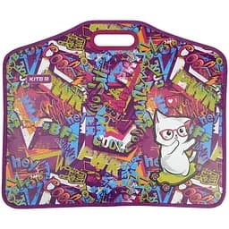 Портфель Kite Chilling Cat на липучках A3 (K22-208-01)