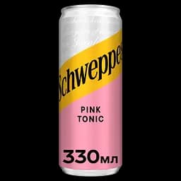 Напій Schweppes Pink Tonic безалкогольний 330 мл (953755) - мініатюра 2