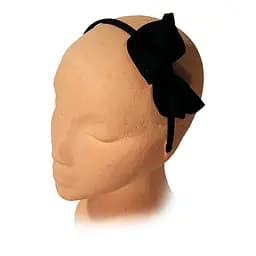 Обруч Seta Decor Бантик чорний