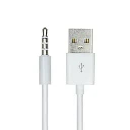 Кабель-переходник PowerPlant USB AM-4pin Jack 3.5мм для iPod Shuffle, 0.15м