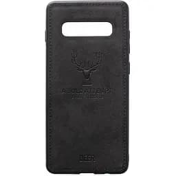Чохол-накладка Toto Deer Shell With Leather Effect Case Samsung Galaxy S10e Black