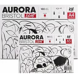 Склейка для рисунку Aurora Lanscape (Bristol) 180 г/м2 40 л білий 100% целюлоза - мініатюра 2