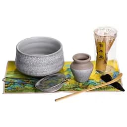 Набір для приготування чаю матча 7 предметів, сірий Yiwu MAT7