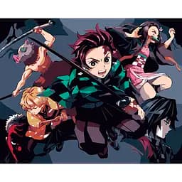 Картина за номерами Santi Demon Slayer Heroes 40х50 см(954416)