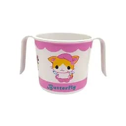 Чашка з бамбукового волокна Mega Zayka MGZ-0150(Pink) з малюнком, 200 мл