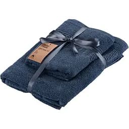Набір рушників махрових Ardesto Lotus, 140х70/90х50 см, 2 шт., синій ( ART2357NA)
