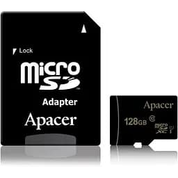 Карта памяти Apacer MicroSDXC 128Gb class 10 (adapter SD) AP128GMCSX10U1-R