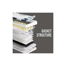 Клавіатура Aula F75 Gasket Greywood V3 switch Hot-Swap PBT Wireless/Bluetooth/USB Black (6948391208626) - мініатюра 7