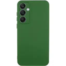 Чохол Lakshmi Silicone Cover Full Camera A для Samsung Galaxy S24+ Зелений/Dark green