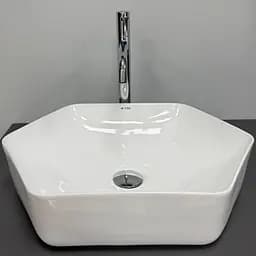 Умивальник VBI Quaglio white накладний VBI-012622, Білий - мініатюра 4