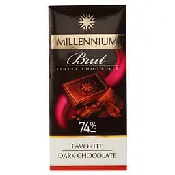 Черный шоколад Millennium Favorite брют 100 г (453607)