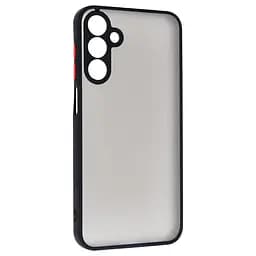 Чехол панель-накладка для Samsung Galaxy M15 5G (M156), Frosted Matte, черный, противоударный чехол с защитой всего корпуса, термополиуретан TPU + поликарбонат PC, ArmorStandart (ARM74379)