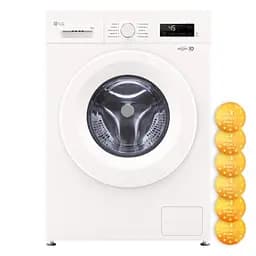 Пральна машина LG фронтальна, 6кг, 1200, A+++, 44см, дисплей, пара, інвертор, білий (F2Y1NS3W) - мініатюра 9