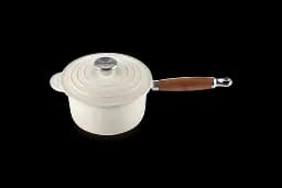 Ковш Le Creuset Wooden Handle Saucepan 18 см Meringue