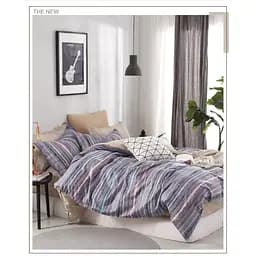 Комплект постельного белья Home Line Энгельс бязь премиум 220х175 см фиолетовый (149166)