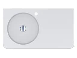 Умивальник Miraggio LOOP 800 L (8813983) Mirasoft, Матовий, Підвісний, Білий - мініатюра 6
