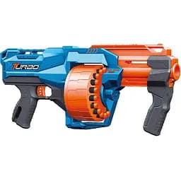 Іграшковий кулемет Turbo Attack Force з барабаном та м'якими набоями 24 шт. (ВТ339)