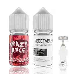 Набор компонентов для самозамеса солевой заправки Crazy Juice Barberis 30 мл 0-50 мг Барбарисовый леденец (11985)