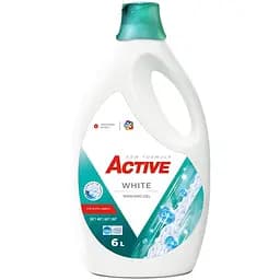 Гель для стирки Active White для белых вещей, 6000 мл