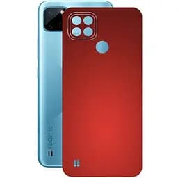 Захисна плівка StatusSKIN для Realme C21Y 2021 Корпус Вініл червона, матова