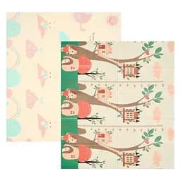 Детский двухсторонний складной коврик Poppet Удивительные дома и Приключения в небе, 200х180х1 см (PP014-200)