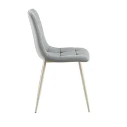 Стілець TED Grey Light Grey Velvet - мініатюра 3