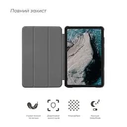 Чохол-книжка BeCover Smart Case для Nokia T20 10.4" Light Blue (708051) - мініатюра 4