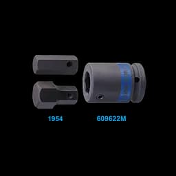 Перехідник ударний 3/4">22 мм, з гвинтовим фіксатором