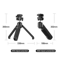 Ручка мініштатив Ulanzi TT38 One-click Opening Tripod (T070GBB1) - мініатюра 4
