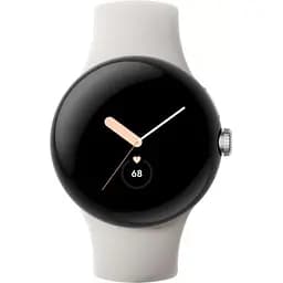 Розумний годинник Google Pixel Watch Polished з ремінцем Silver/Chalk - мініатюра 3