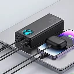 Зовнішній акумулятор Baseus Amblight Digital Display 65W 26800mAh PPLG2-65 - мініатюра 5