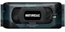 Вологі серветки універсальні Naturelle Classic Fresh&Mint 72 шт. Вологі серветки чорного кольору