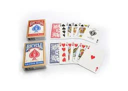 Карти гральні United States Playing Card Company Bicycle League Back Standard Index (red blue) (00808) - мініатюра 4