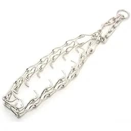 Нашийник зашморг жорсткий для собак Zoo-hunt нікелевий НЖ №3 60 см