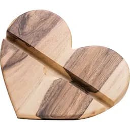 Підставка для телефона EcoWalnut Серце (EW-5)