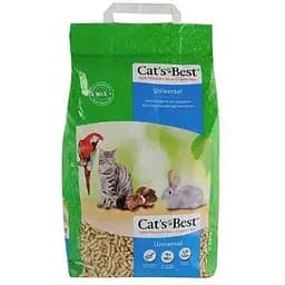 Наполнитель Cat’s Best Universal для домашних животных деревянный 10 л/5.5 кг