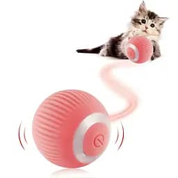 Інтерактивна іграшка для котів і маленьких собак UFT Розумний м'яч CatToy 1 Pink - мініатюра 2