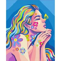 Картина по номерам Brushme Неоновые мечты © Полина Скурихина 40x50 см