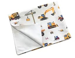 Непромокаемая пеленка Moontime "Тракторы"