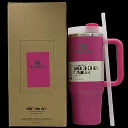 Термокухоль Stanley Quencher H2.0 Tumbler з неіржавкої сталі Raspberry 0,88 л KT7002006