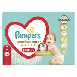 Підгузки-трусики Pampers Premium Care Pants Розмір 3 (6-11 кг) 70 шт.  - мініатюра 2
