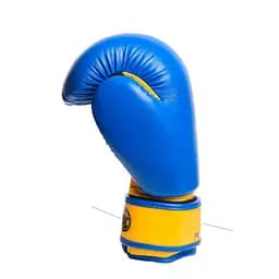Дитячі рукавиці для  боксу Power Play PP 3004, Blue/Yellow - 6 унцій - мініатюра 3