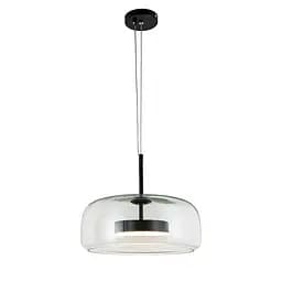 Світильник підвісний LED Levistella 909XL158-1 led (330) BK+CL, 9W, 1400мм, чорний + прозорий, три режими світла, для вітальні - мініатюра 2