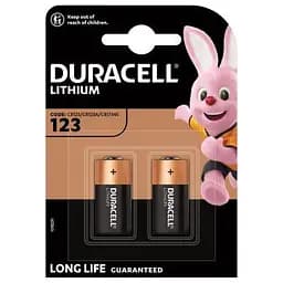 Батарейка Duracell 123 3V High Power літієва CR123/CR123A/CR17345 2 шт. в упаковці (5002979) - мініатюра 2