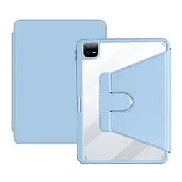Чохол TPUCristal Pen holder 360 для Xiaomi Pad 7 / 7 Pro 11 2025 Голубий