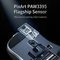 Ігрова мишка Ajazz Aj159NL P / Три режими підключення / Сенсор PAW3395 / NearLink / 26 000 DPI / Black - мініатюра 5
