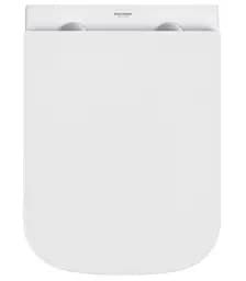 Унітаз підвісний безобідковий Kroner Eifel WHI493436 RIMLESS з сидінням Slim Duroplast / Soft-close / Quick relase (KE493436WHIR) (CV029611) - мініатюра 8
